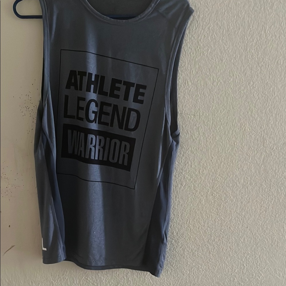 Athlete Legend Warrior Gray Tank Top